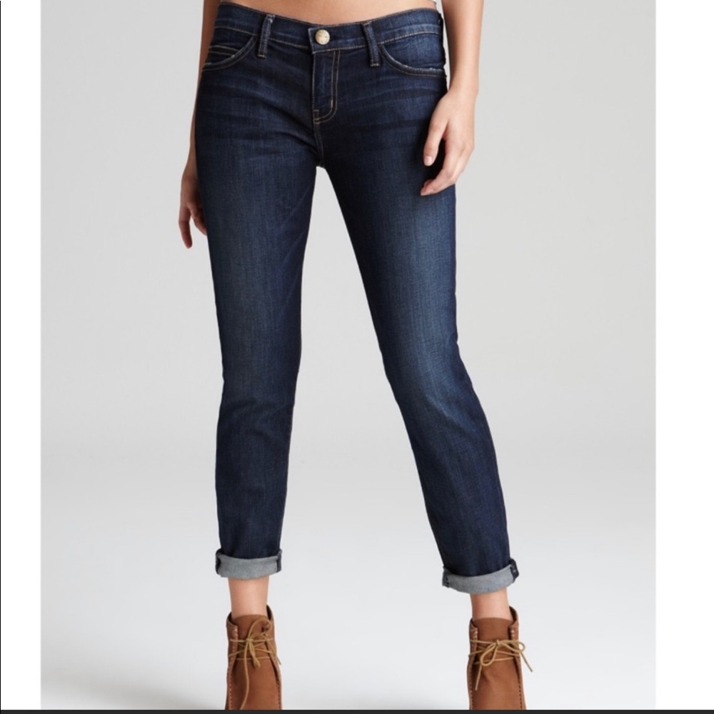 Current/Elliott Rolled Skinny Jeans
